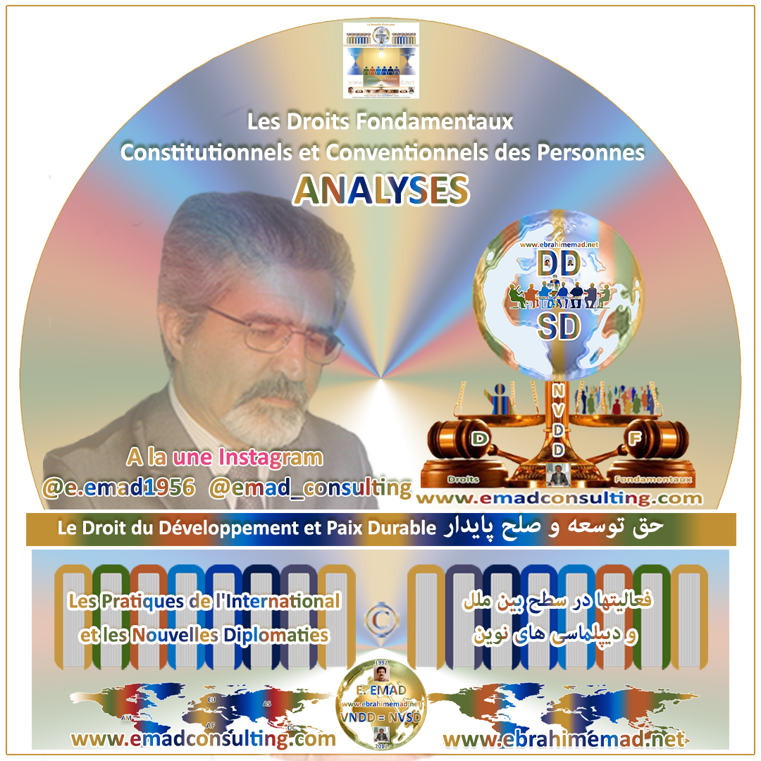 E. EMAD, EMAD Consulting, Analyses Scientifiques et Professionnelles