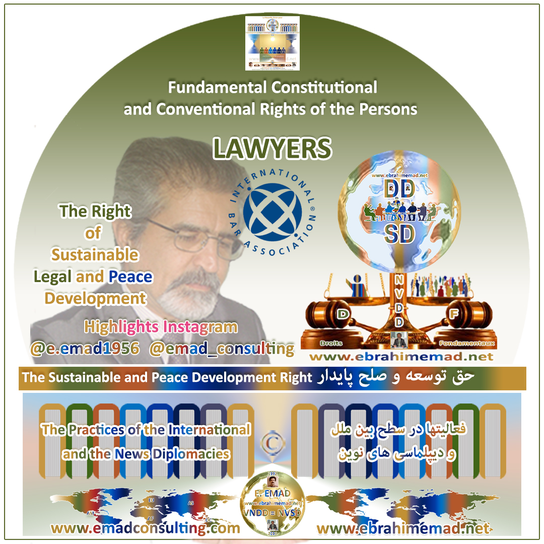 E. EMAD, Emad Consulting, Highlights, Lawyers
