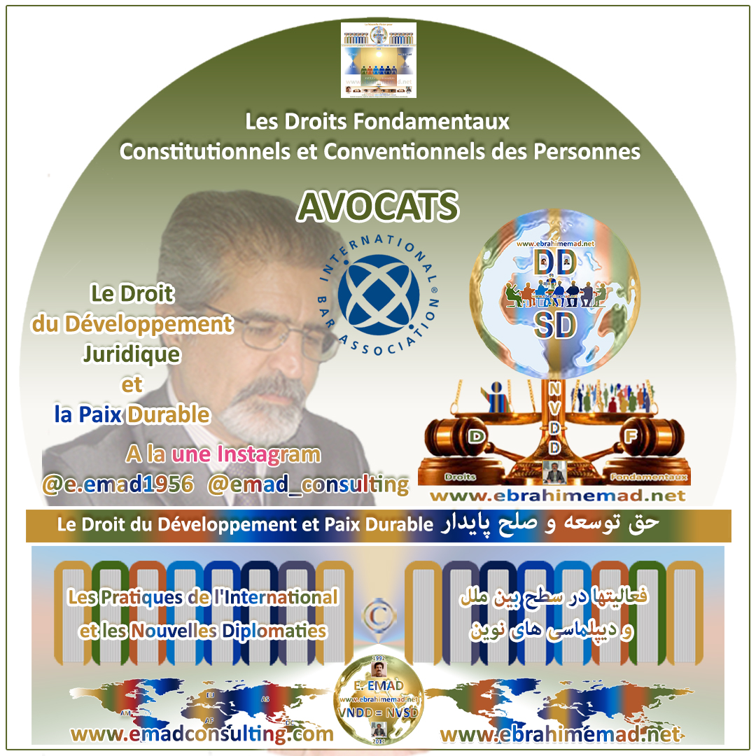 E. EMAD, EMAD Consulting, A la une, Avocats 